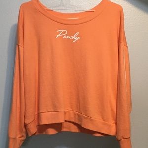 Plus sized “Peachy” sweater